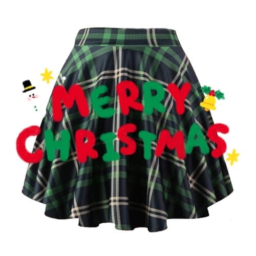 Women's Basic A-Line Mini Flared Skater Party Skirt