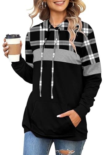 Angerella Women's Camo Leopard Print Hooded Sweatshirt