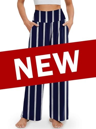 Gracyoga Wide Leg High Waisted Flowy Yoga Pants for Women