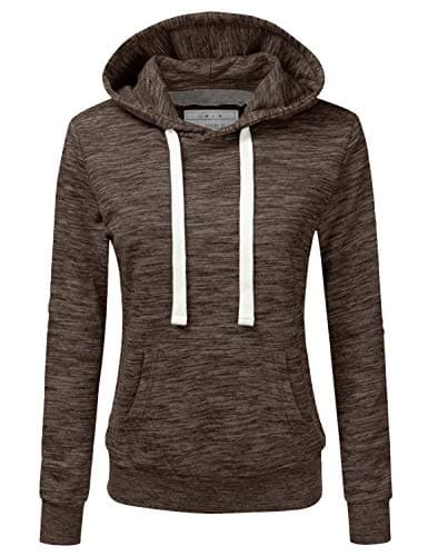 DOUBLJU Women's Plus Size Lightweight Comfy Pullover Hoodie
