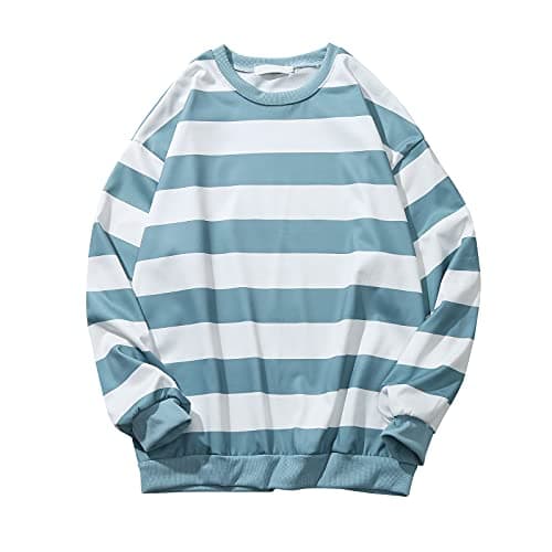 2024 Fall Fashion Plus Size Women's Striped Sweatshirt