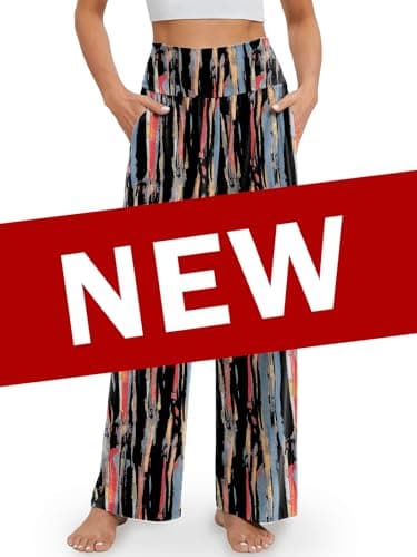 Gracyoga Wide Leg High Waisted Flowy Yoga Pants for Women