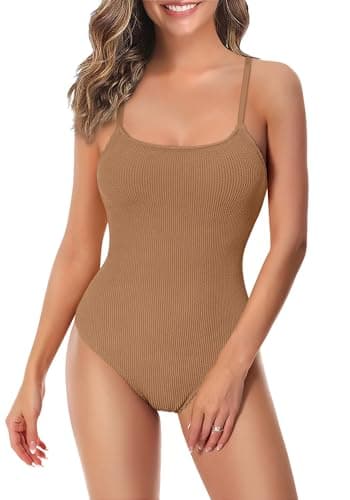 Angerella Women's Tummy Control High Waisted Swimsuit