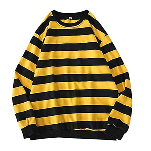 2024 Fall Fashion Plus Size Women's Striped Sweatshirt