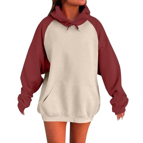 Cute Oversized Women's Winter Sweatshirt Pullover Top