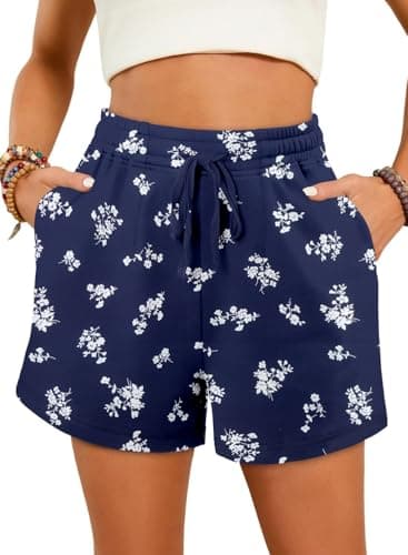 Angerella Women's Comfortable Elastic Waist Shorts with Pockets