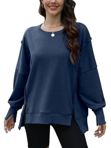 GUNEST Women's Oversized Sweatshirts 2024 Trendy Pullover Hoodies