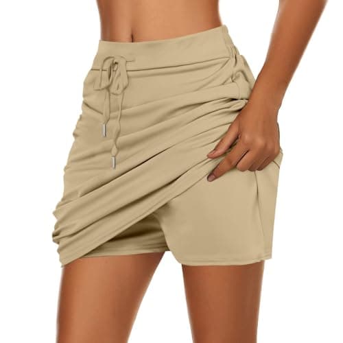 High-Waisted Women's Tennis Golf Skirts with Pockets for Sports Pickleball