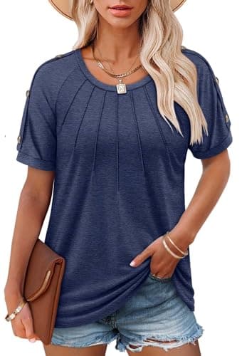 Simplified: Casual Summer Tops for Women by Angerella in Various Sizes