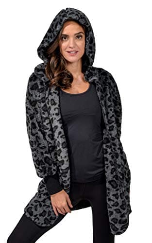 Reflex Ultra Soft Sherpa Hooded Open Cardigan with Pockets