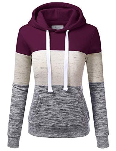 DOUBLJU Women's Plus Size Lightweight Comfy Pullover Hoodie