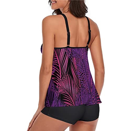 LCMTWX Tummy Control Two-Piece Bathing Suit Swim Set