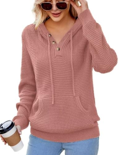 2024 Fall Women's Oversized Knit Hoodies