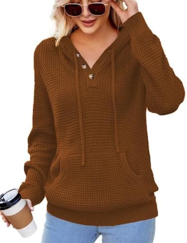2024 Fall Women's Oversized Knit Hoodies