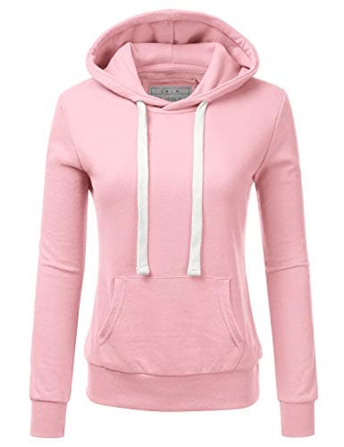 DOUBLJU Women's Plus Size Lightweight Comfy Pullover Hoodie