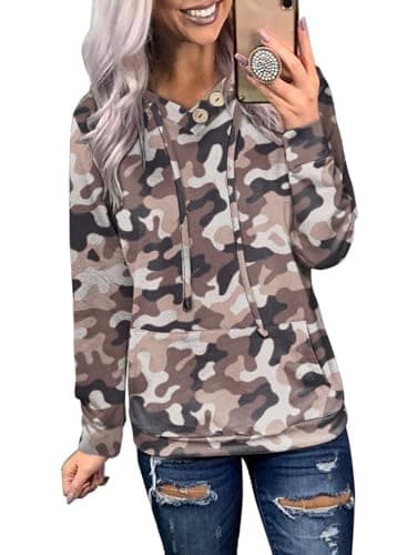 Dokotoo Women's Casual Long Sleeve Hoodies With Pockets