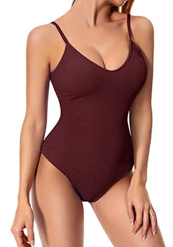 Women's Tummy Control High Waisted One Piece Swimsuit