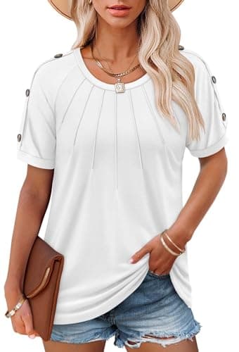 Simplified: Casual Summer Tops for Women by Angerella in Various Sizes
