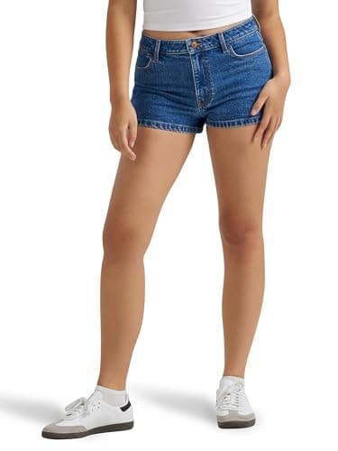 Wrangler Women's Mid-Rise Vintage Denim Shorts