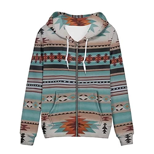 SEANATIVE Women's Zip-Up Hoodie Sweatshirt Size XS-5XL