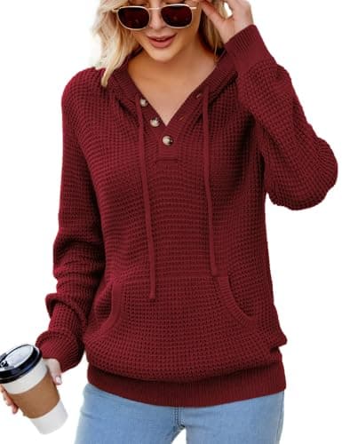 2024 Fall Women's Oversized Knit Hoodies