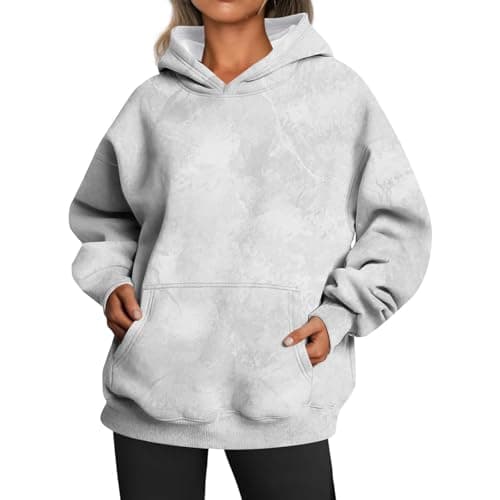 Weinexra Women's Oversized Camo Maple Leaf Hoodie