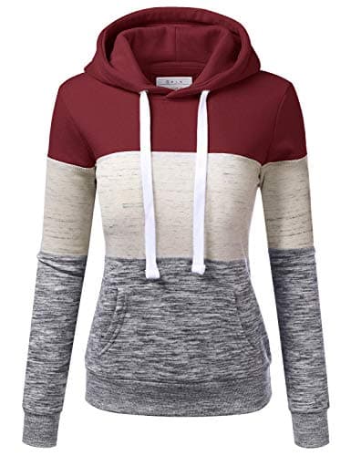 DOUBLJU Women's Plus Size Lightweight Comfy Pullover Hoodie