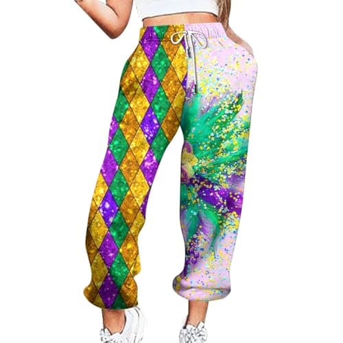 Womens Patchwork High Waist Casual Pants - Fashion Carnival Sports Leggings