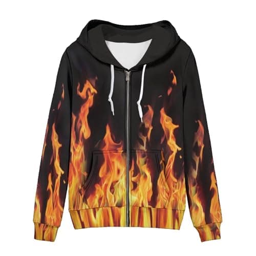 SEANATIVE Women's Zip-Up Hoodie Sweatshirt Size XS-5XL