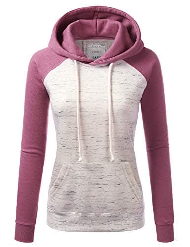 DOUBLJU Women's Plus Size Lightweight Comfy Pullover Hoodie