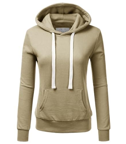 DOUBLJU Women's Plus Size Lightweight Comfy Pullover Hoodie