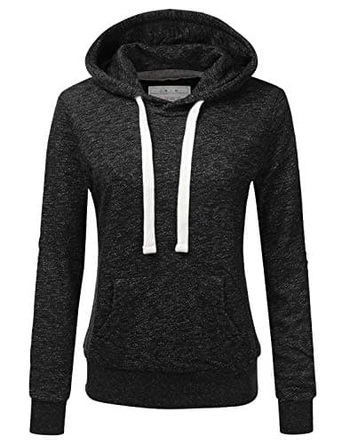 DOUBLJU Women's Plus Size Lightweight Comfy Pullover Hoodie