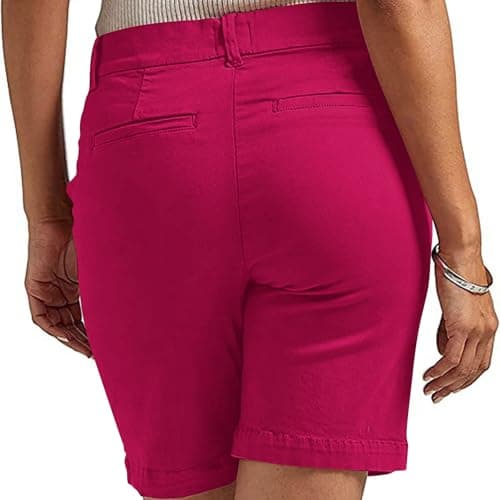 Trendy 2025 High Waisted Chino Shorts for Women Casual Summer