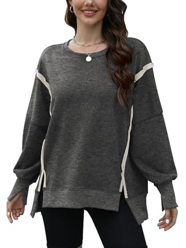 GUNEST Women's Oversized Sweatshirts 2024 Trendy Pullover Hoodies