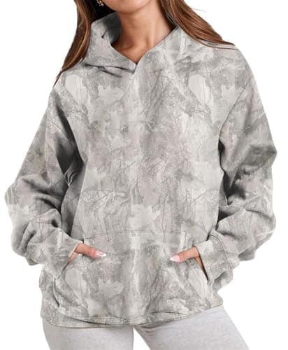 Calbatic Oversized Leopard Print Hoodie for Women and Men Long Sleeve Hooded Sweatshirts Cute Pullover with Pocket