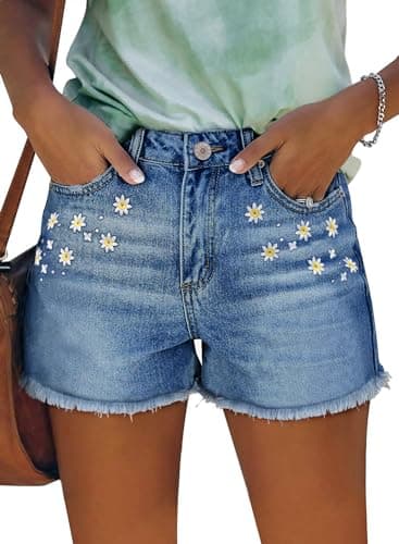 StunShow Women's Mid-Waist Denim Shorts