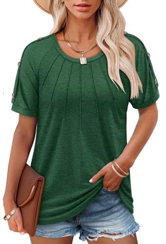Simplified: Casual Summer Tops for Women by Angerella in Various Sizes