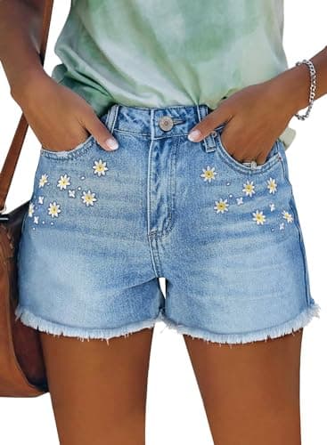StunShow Women's Mid-Waist Denim Shorts