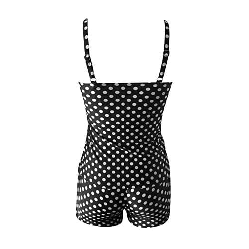 LCMTWX Women's Solid Color Two-Piece Split Swimsuit Tank Top and Shorts