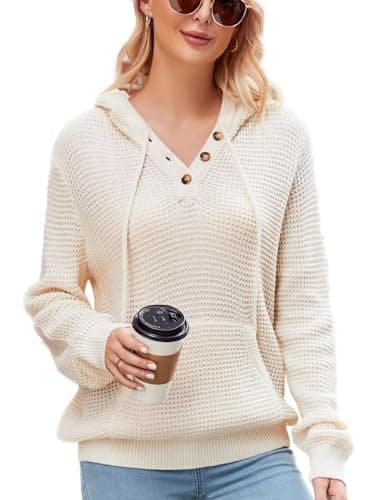 2024 Fall Women's Oversized Knit Hoodies