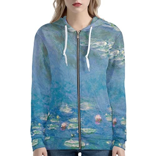 Irisjudy Leopard Print Hooded Sweatshirt with Pocket
