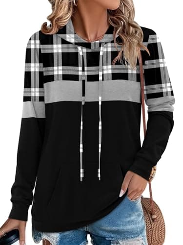 Women's Camo Leopard Print Hoodie Sweatshirt