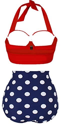 AMOURRI High-Waisted Vintage Swimsuit for Women