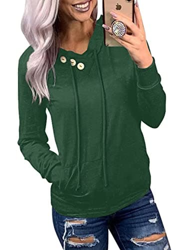 Dokotoo Women's Casual Long Sleeve Hoodies With Pockets