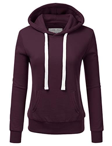 DOUBLJU Women's Plus Size Lightweight Comfy Pullover Hoodie