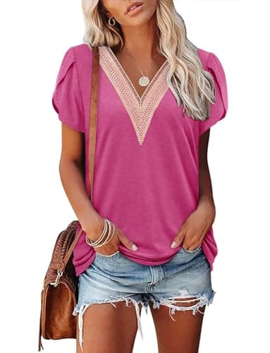 Angerella Floral Print Blouses for Women
