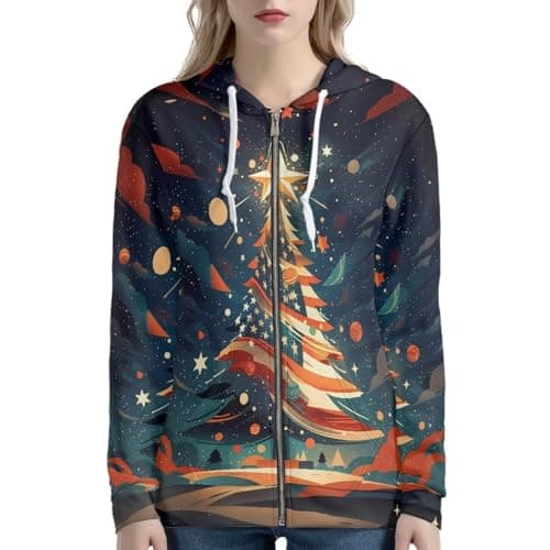 Irisjudy Leopard Print Hooded Sweatshirt with Pocket