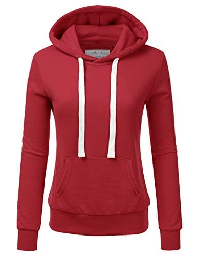 DOUBLJU Women's Plus Size Lightweight Comfy Pullover Hoodie