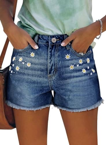 StunShow Women's Mid-Waist Denim Shorts