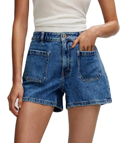 StunShow Women's Mid-Waist Denim Shorts